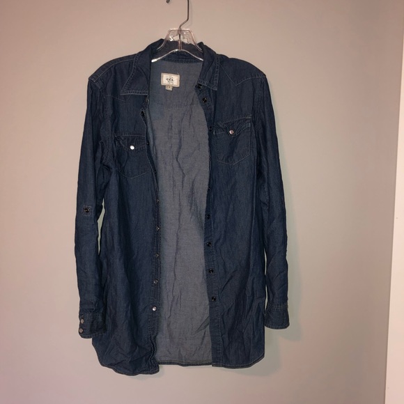 ECI Tops - Denim button up - ECI